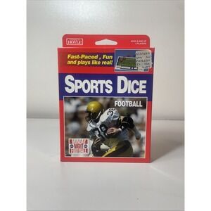 Vintage Hoyle Sports Dice 1995 ABC Monday Night Football Game New Never Opened